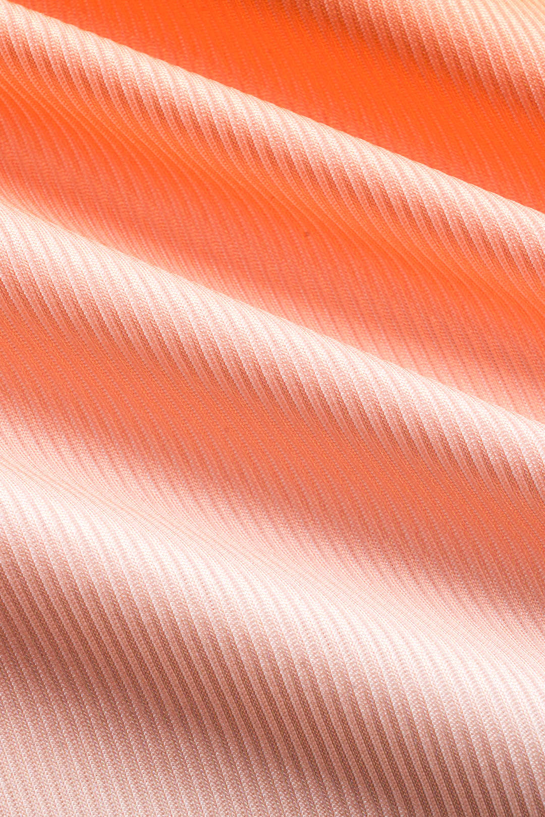 Ombre Print Ronde Hals Cut Out Korte Mouw Midi Jurk