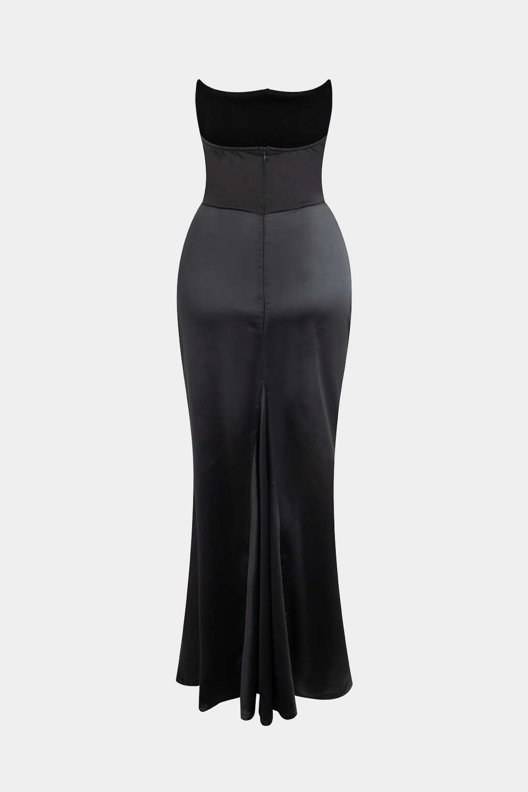 Laag Strapless Zeemeermin Maxi Jurk