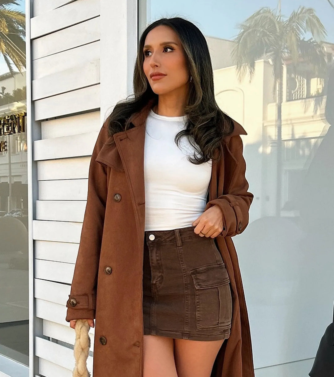 Wearing Style Cargo Mini Skirt