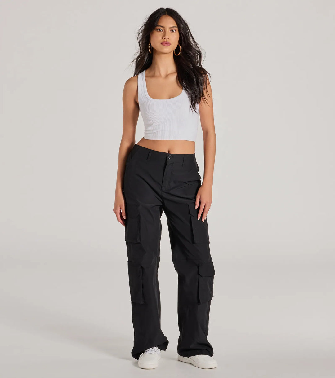 Uit Voor De Dag Hoge Taille Cargo Broek