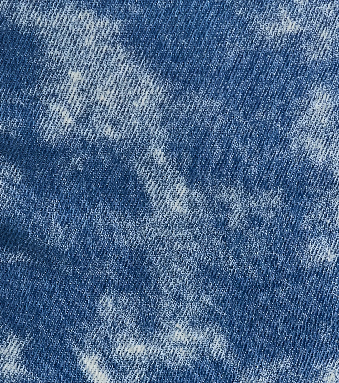 Goede Vibes Strapless Tie-Dye Wijde Pijpen Cargo Jumpsuit