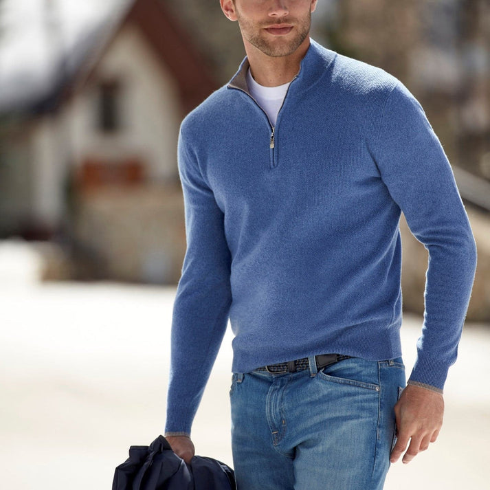 Men's Zip-Up Sweater | Ideal for Everyday Use and Casual Occasions