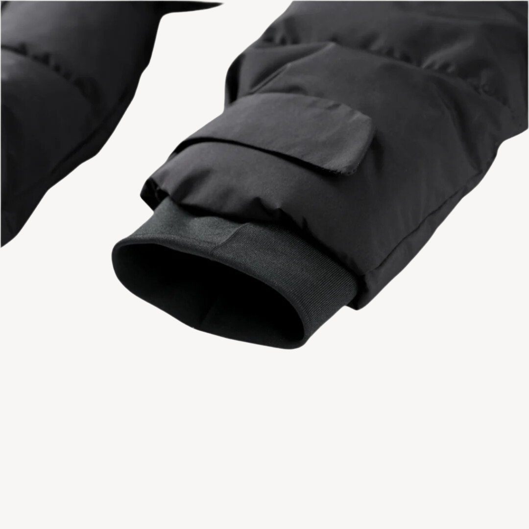 Dames Zwarte Puffer Jacket | Met Ceintuur | Waterafstotende Winterjas | Geïsoleerde Warmte