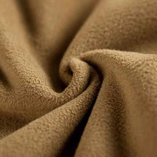 Men's Tactical Windproof Fleece Sweater with High Neck and Half Zip