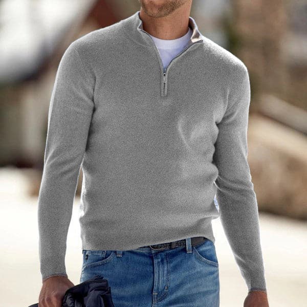 Men's Zip-Up Sweater | Ideal for Everyday Use and Casual Occasions