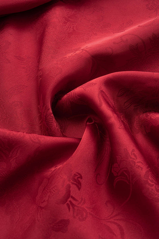 Jacquard Bustier Slip Asymmetrische Mouwloze Midi Jurk