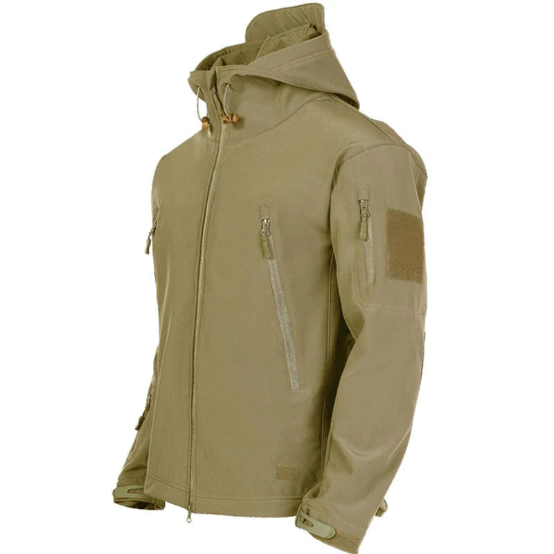 Men's Padded Outdoor Jacket | High Collar &amp; Front Closure | Suitable for Autumn and Winter