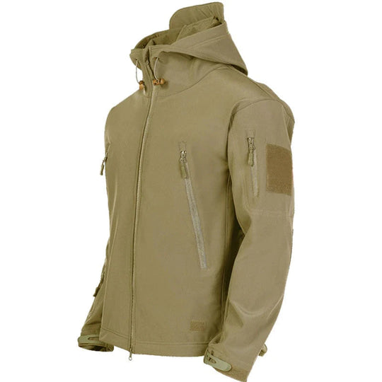 Men's Padded Outdoor Jacket | High Collar &amp; Front Closure | Suitable for Autumn and Winter