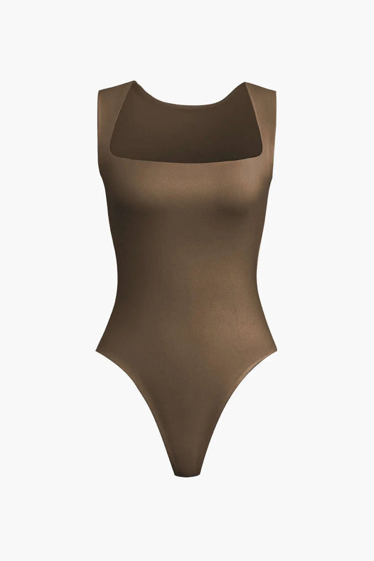 Carolyn - Elegante Vierkante Hals Dames Bodysuit