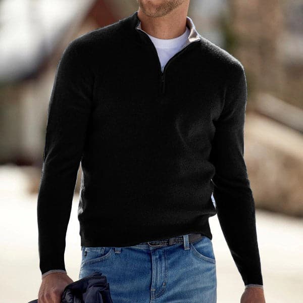Men's Zip-Up Sweater | Ideal for Everyday Use and Casual Occasions