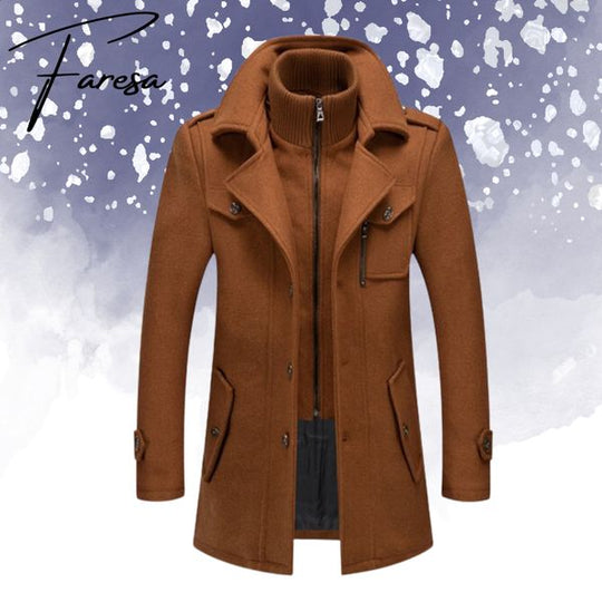 Aangesloten Jas met Rits voor Mannen | Ideaal voor de Winter