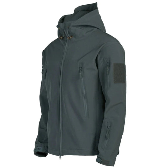 Men's Padded Outdoor Jacket | High Collar &amp; Front Closure | Suitable for Autumn and Winter