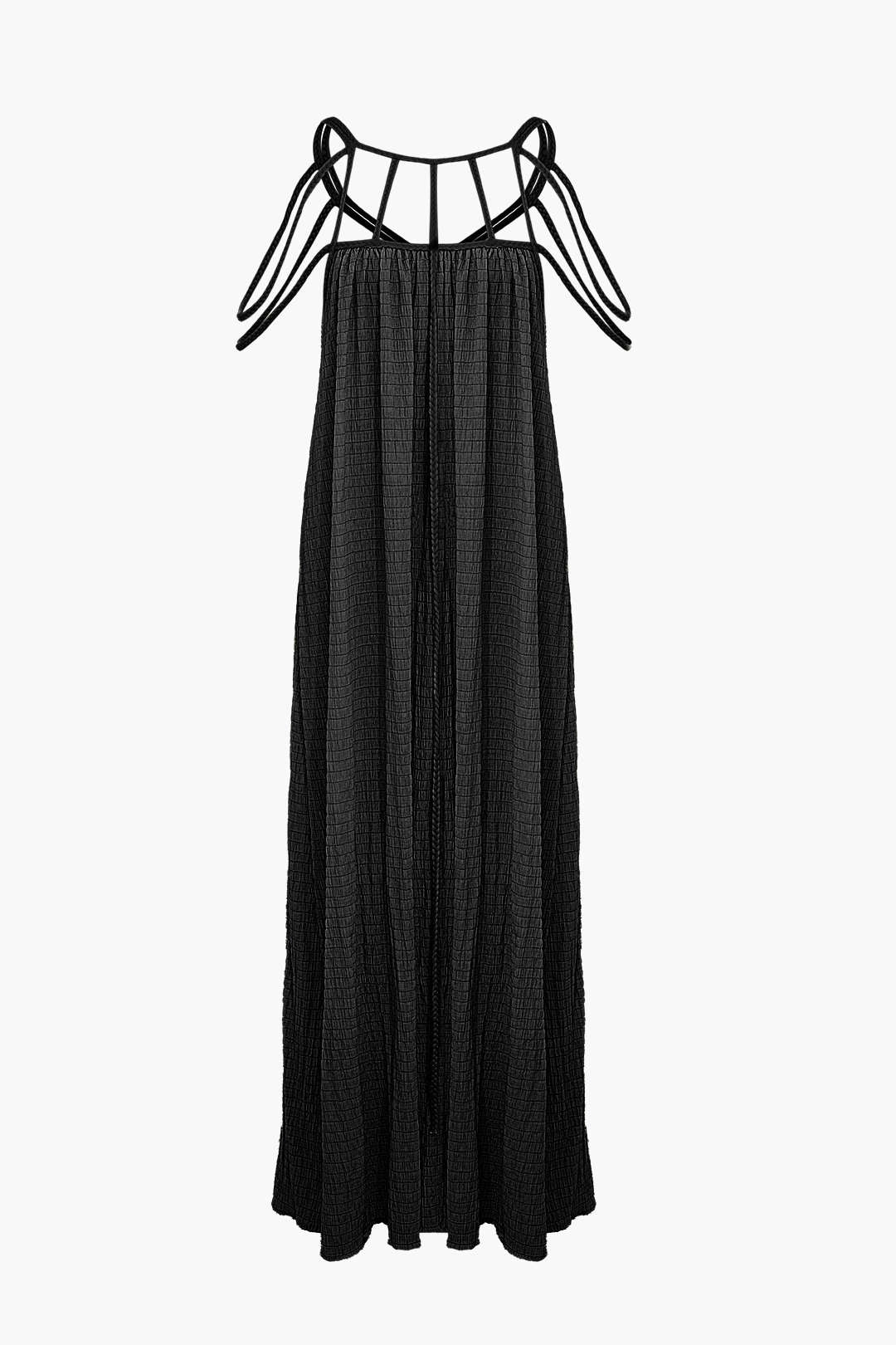 Cut Out Backless Maxi Dress 