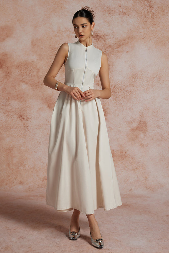 Effen Slipper Maxi Jurk