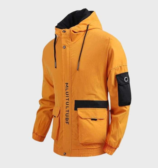 Heidi-Mode | Warme, Lichte en Waterdichte Herenjas met Capuchon en Zakken