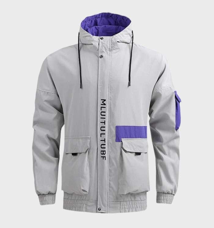 Heidi-Mode | Warme, Lichte en Waterdichte Herenjas met Capuchon en Zakken