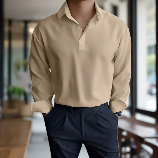 Tristan | Long Sleeve Polo for Men