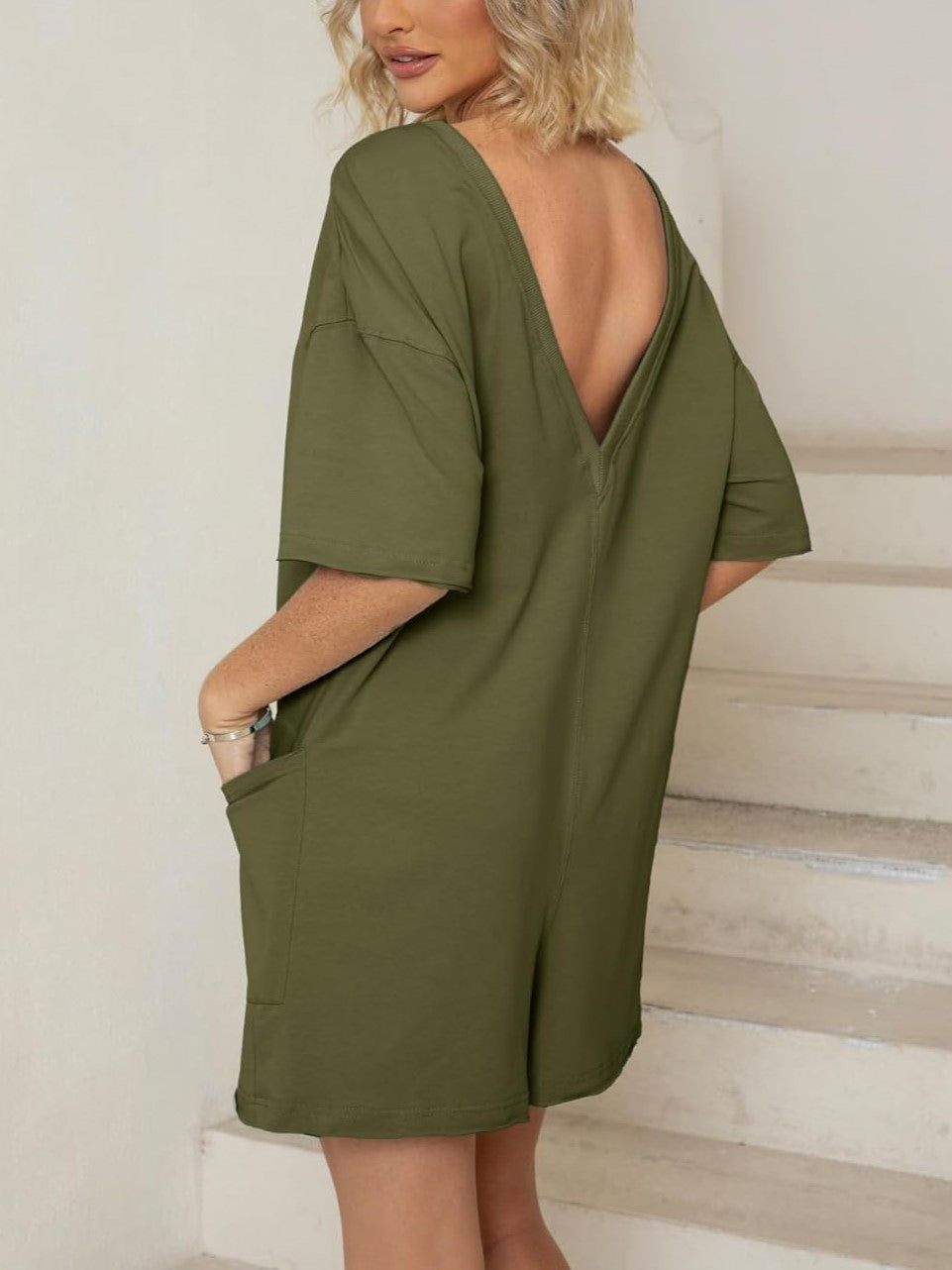 Gabi - Oversized Tweezijdige Romper met Zakken