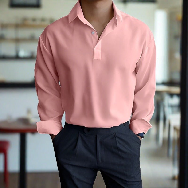 Tristan | Long Sleeve Polo for Men