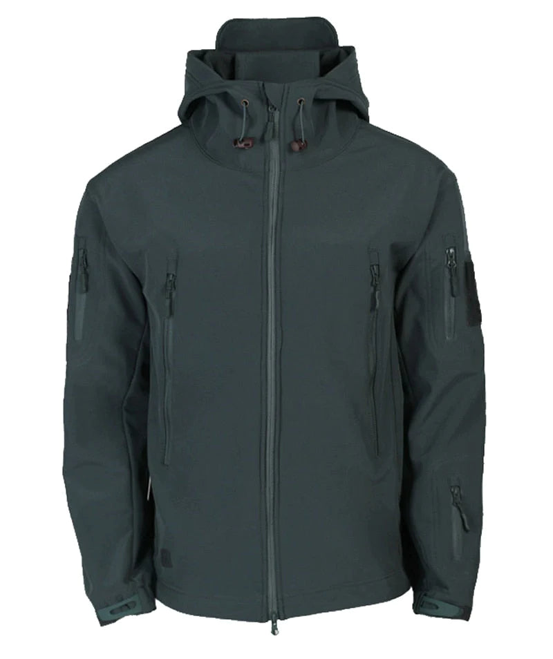 Men's Padded Outdoor Jacket | High Collar &amp; Front Closure | Suitable for Autumn and Winter
