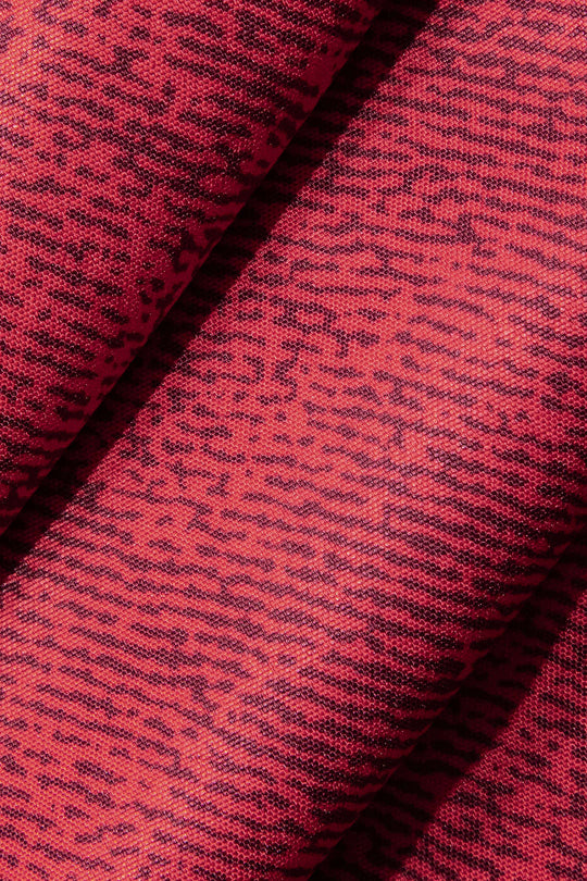 Yelena - Trendy Button Front Printed Women's Cropped Shirt