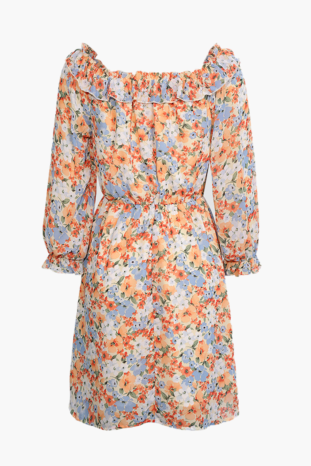 Floral Off The Shoulder Mini Dress 