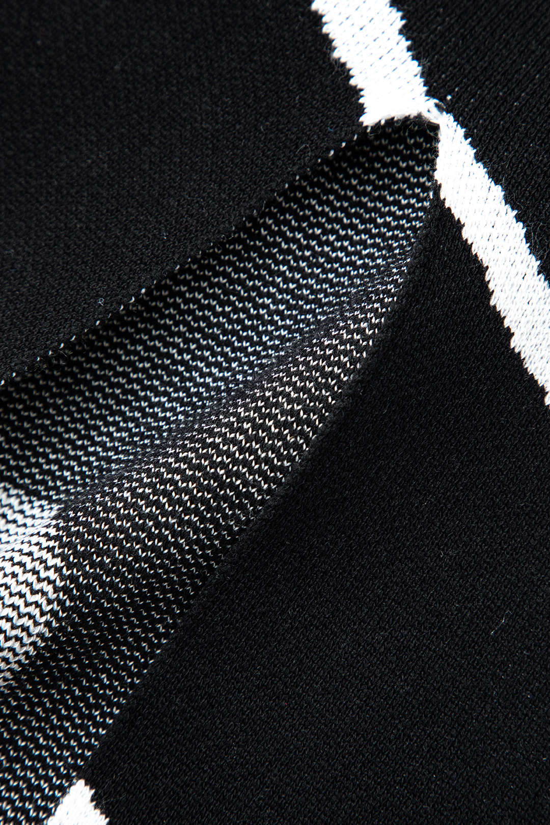 Lijnpatroon Cut Out Slit Brede Maxi Jurk