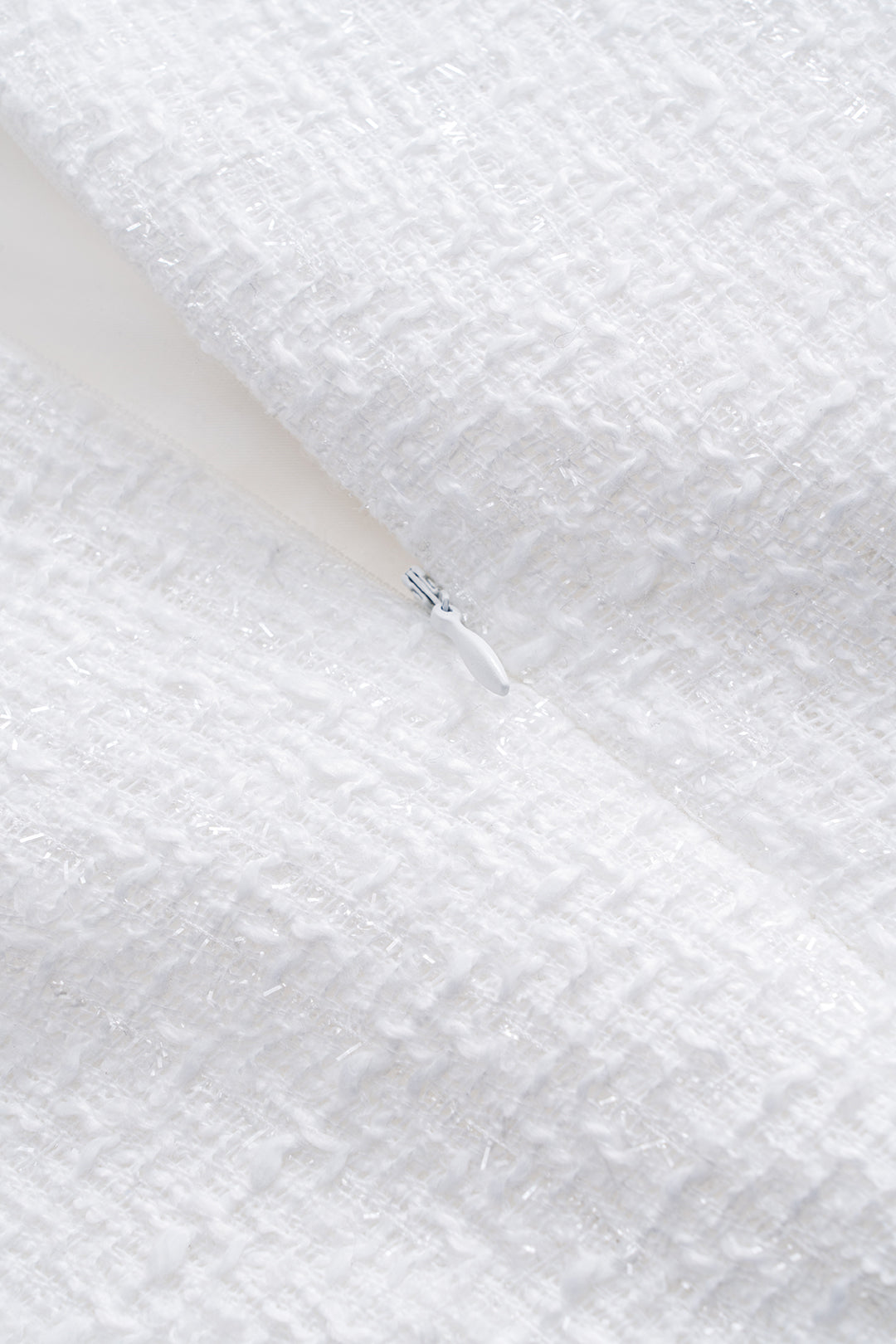 Beaded Faux Pocket Zipper Short Sleeve Mini Dress 