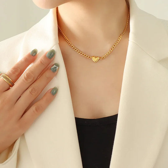 Amora | Hartvormige ketting