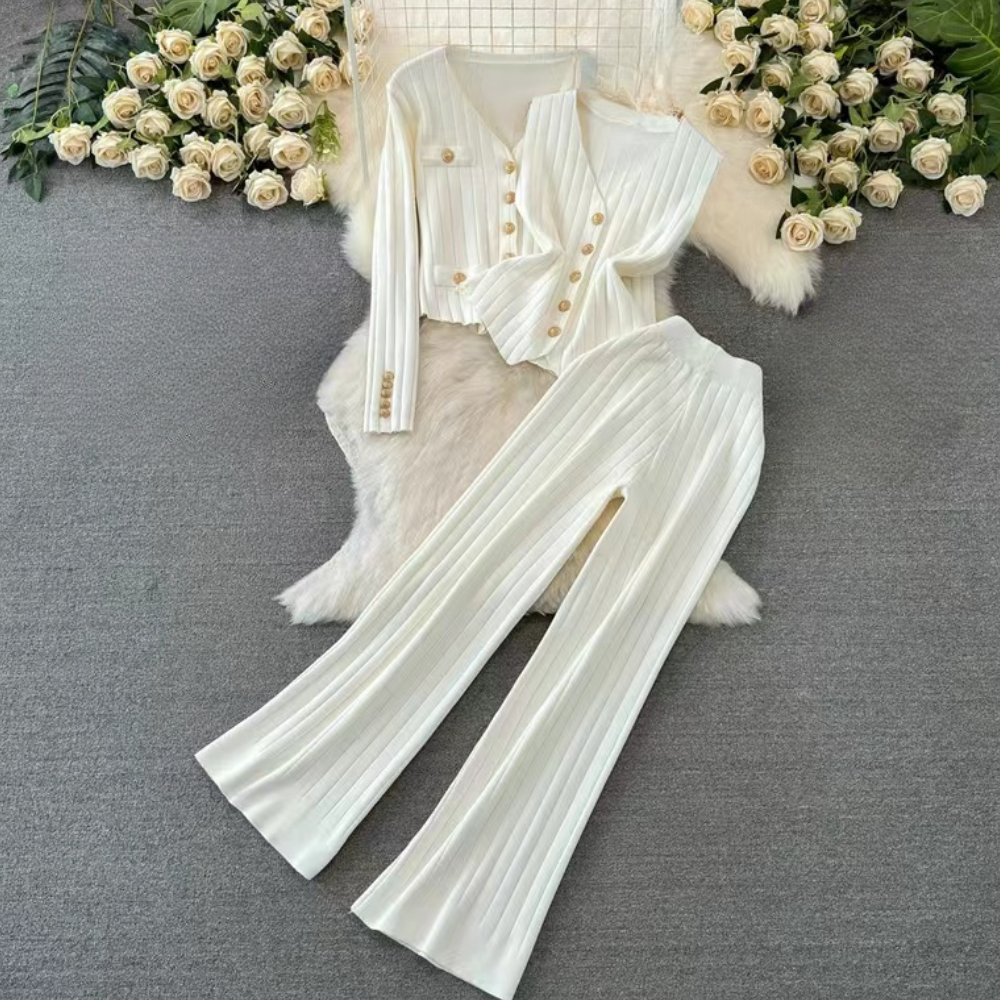 Mirelle - Stylish Women's Three-Piece Bow Tie Set | Elegant &amp; Comfortable