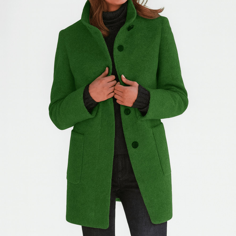 Gerhild | Women's coat with high collar