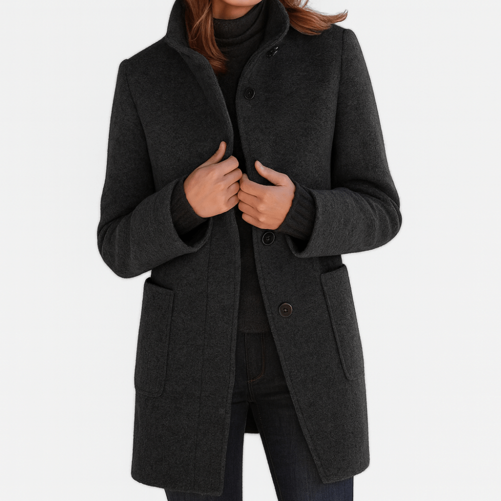 Gerhild | Women's coat with high collar