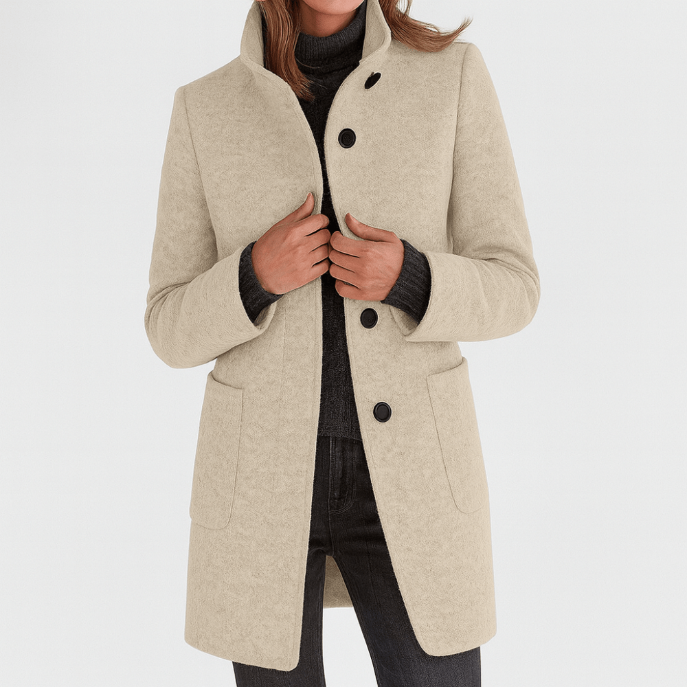Gerhild | Women's coat with high collar
