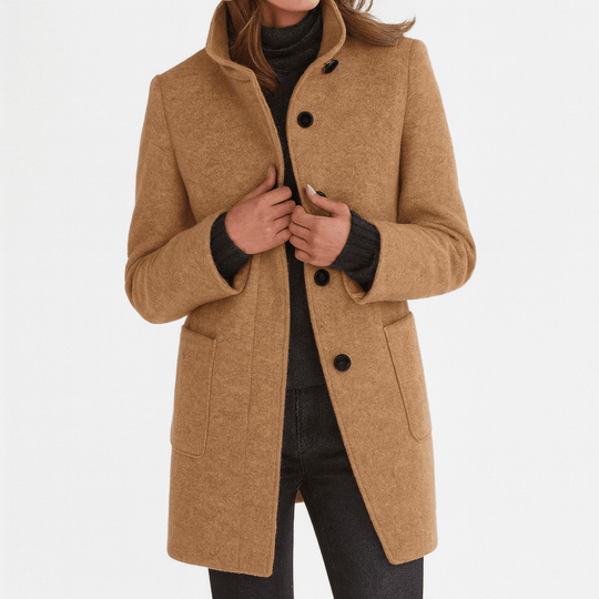 Gerhild | Women's coat with high collar