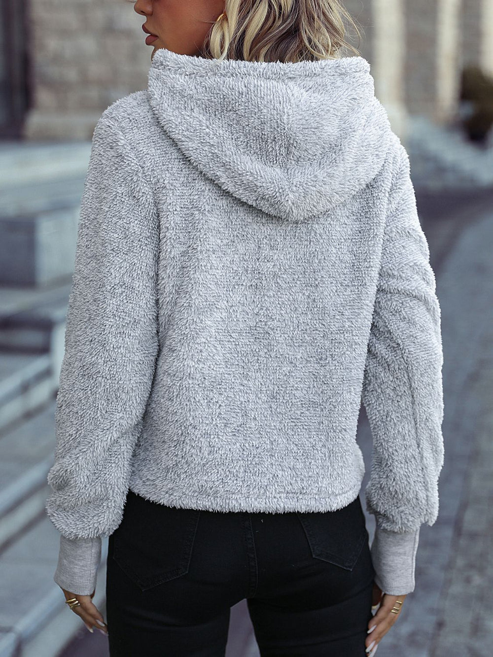 Teddy Hoodie with Drawstring | Super Soft Hoodie for Ultimate Comfort