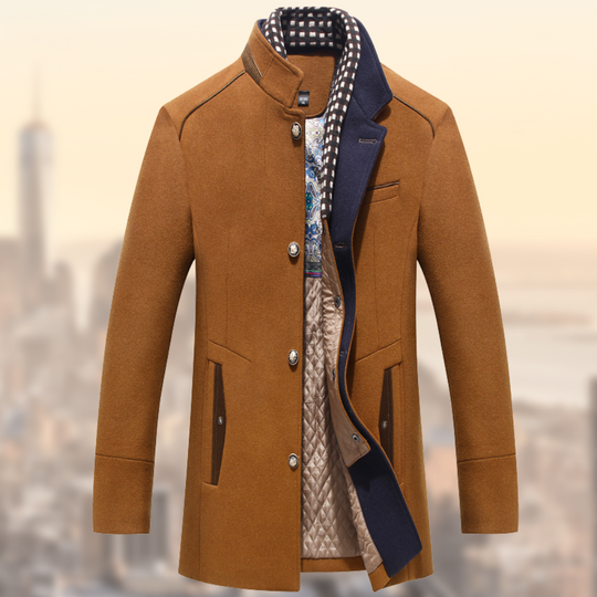 Men's Fitted Jacket | Cotton Blend &amp; Modern Cut | Fall/Winter