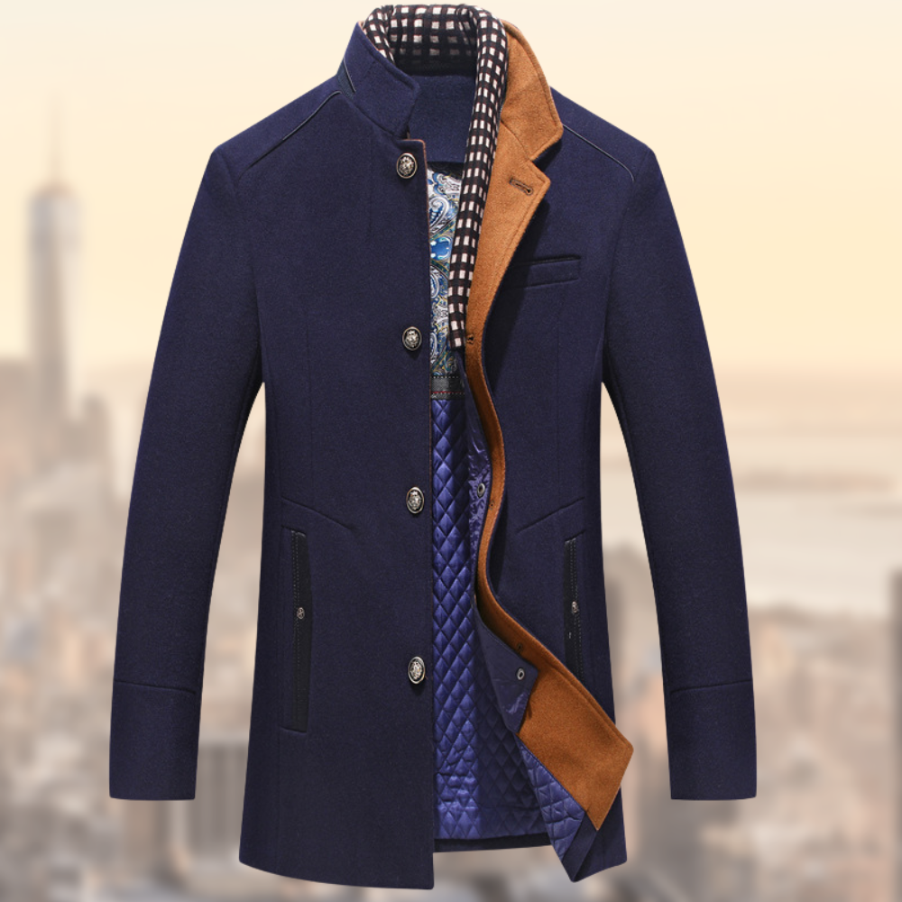 Men's Fitted Jacket | Cotton Blend &amp; Modern Cut | Fall/Winter