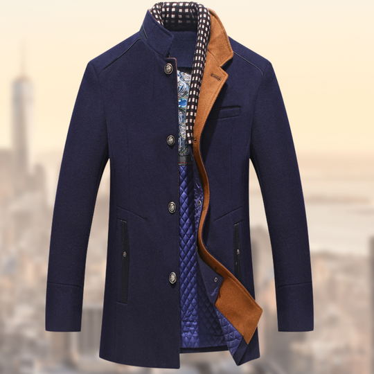 Men's Fitted Jacket | Cotton Blend &amp; Modern Cut | Fall/Winter