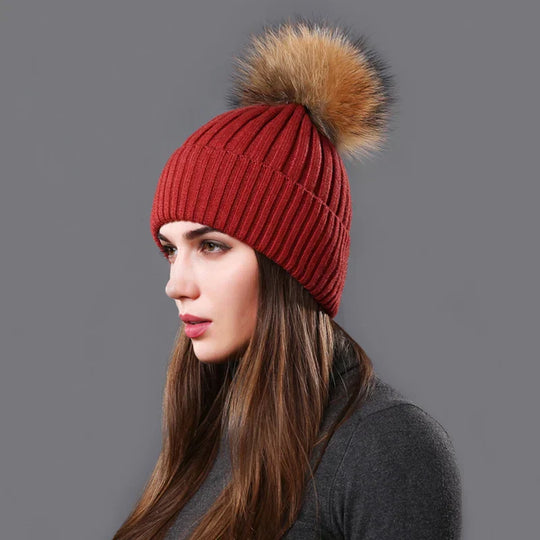 Reversible Pompom Hat for Adults | Ideal for Winter