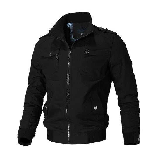 Men's Fitted Jacket with Front Closure | Ideal for Fall and Winter