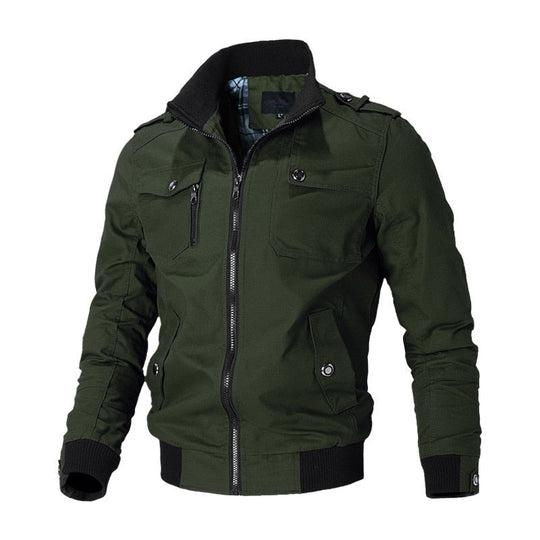 Men's Fitted Jacket with Front Closure | Ideal for Fall and Winter