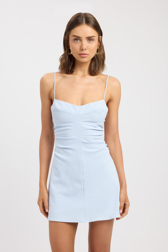 Dames | Mini Jurk | Sweetheart Hals | Dunne Bandjes | Cinch Taille | Elegant | Bodycon