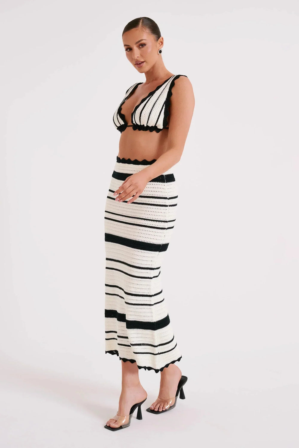 Candice | Classy Set | Crochet | Striped | Fashionable | Comfortable