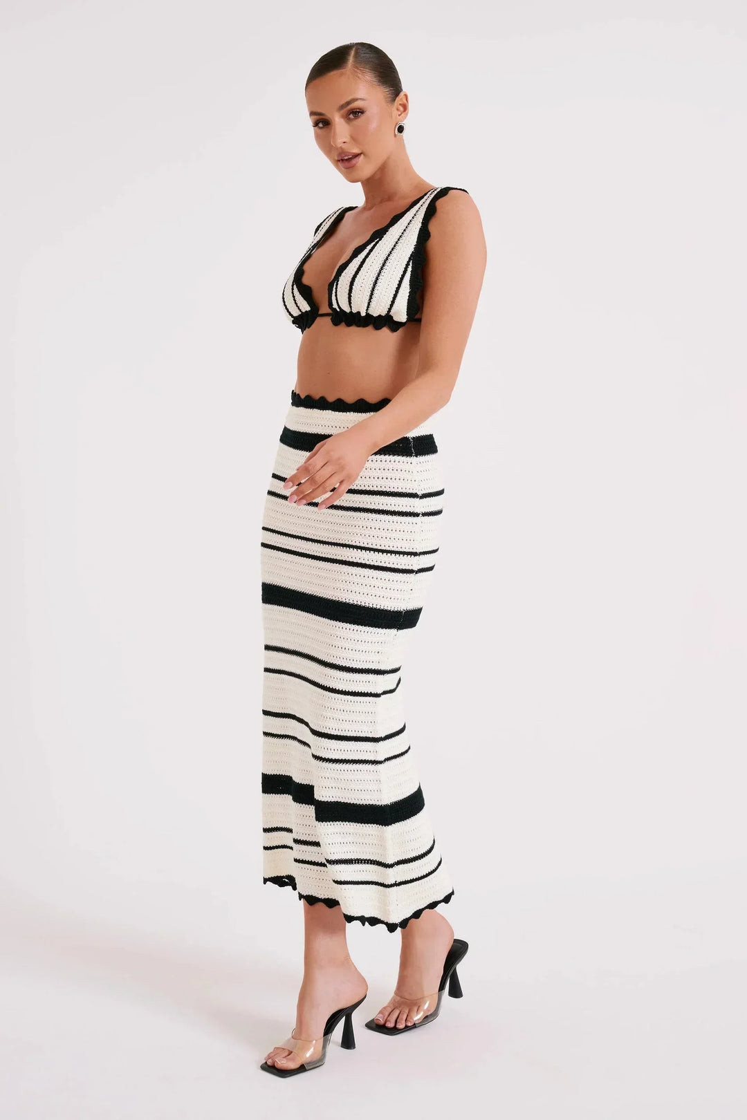 Candice | Classy Set | Crochet | Striped | Fashionable | Comfortable