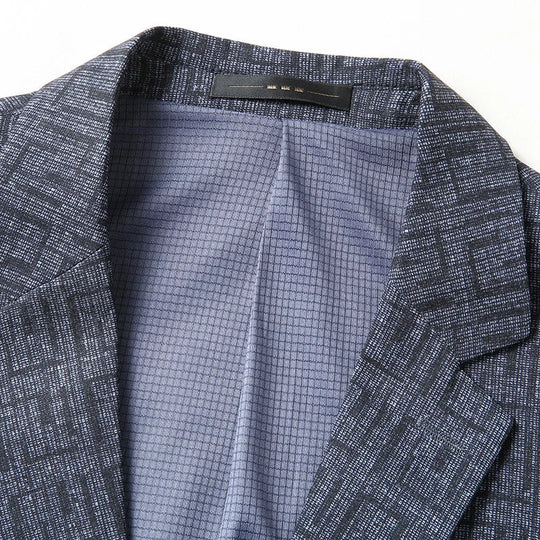 Stefano | Moderne Blazer met geometrisch patroon