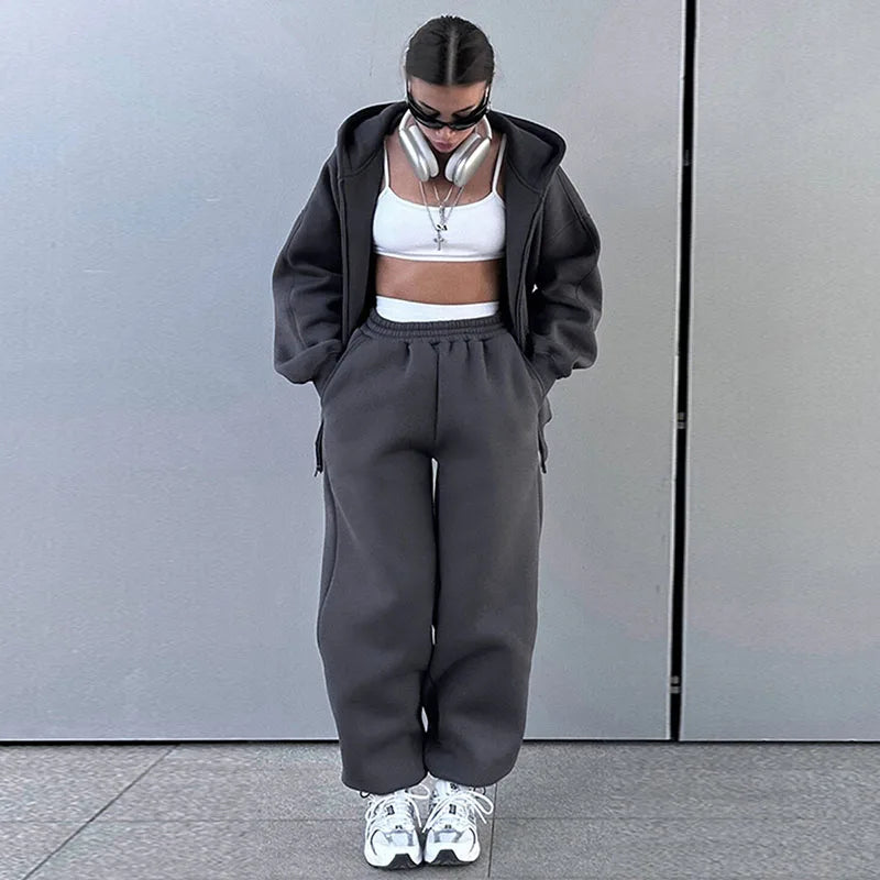 Women's | Casual Set | Hoodie | Joggers | Comfortable | Loungewear | Minimalist