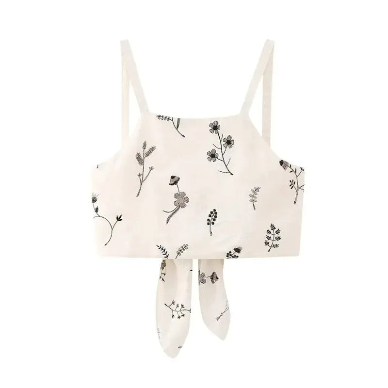 Women's | 2-Piece Set | Sleeveless Top | Long Skirt | Stylish | Chic | Floral Print