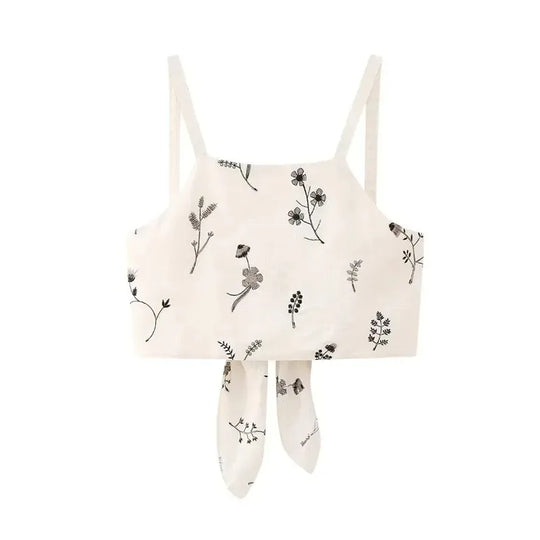 Women's | 2-Piece Set | Sleeveless Top | Long Skirt | Stylish | Chic | Floral Print