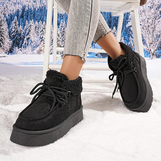 Women's Snow Boots with Thick Sole | Ankle Boots | Winter Warm | Non-Slip Booties