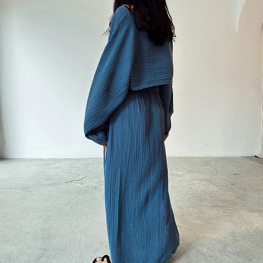 Women | Linen Set | Crop Top | Long Skirt | Stylish | Chic | Trendy